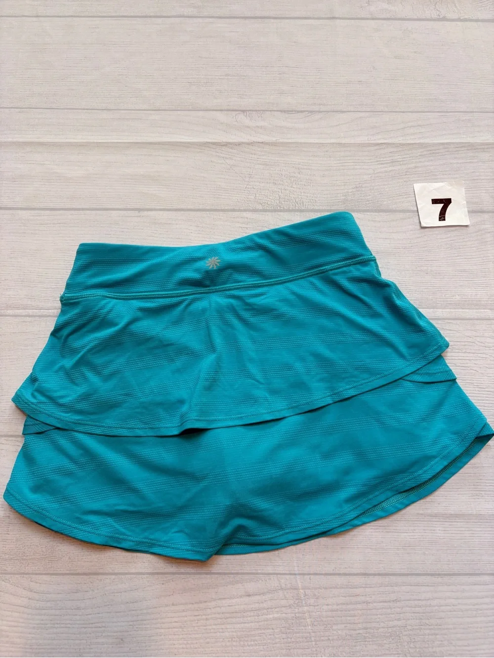 Athleta Teal Tiered Performance Skort